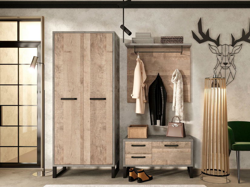 Hol Bennie 1 (gri + stejar nisipiu)