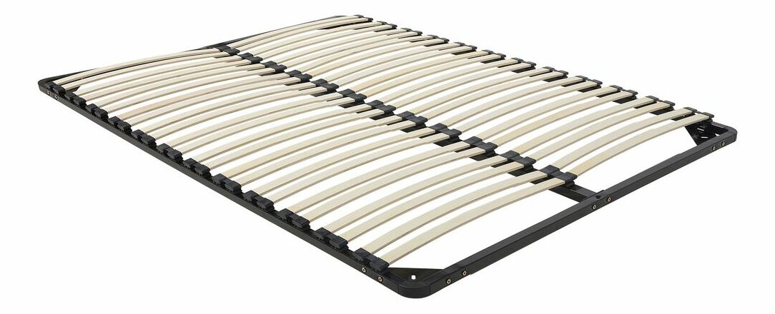 Lamelový rošt 200 x 140 cm Cornelius (čierna)