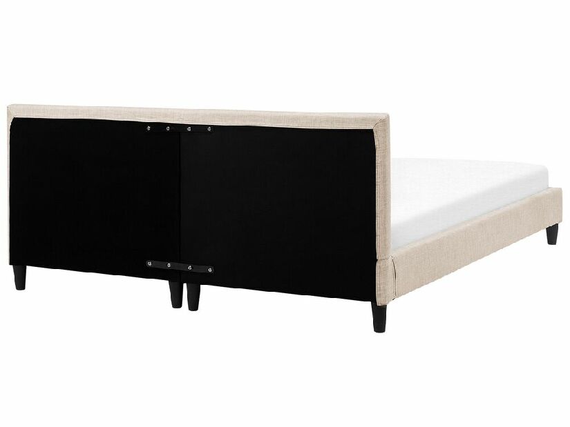 Manželská posteľ 180 cm FUTTI (s roštom) (béžová) *výpredaj