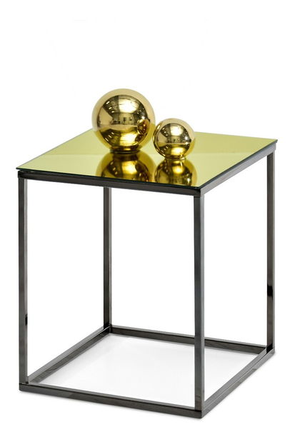 Konferenčný stolík Bella M (zlatá + čierna)