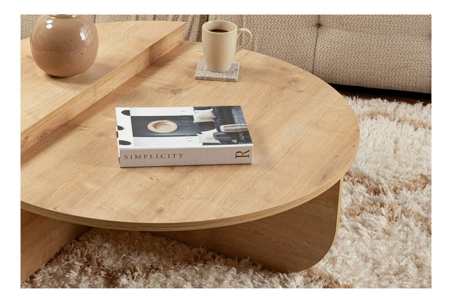 Măsuță de cafea Oronerro 1 (Stejar)