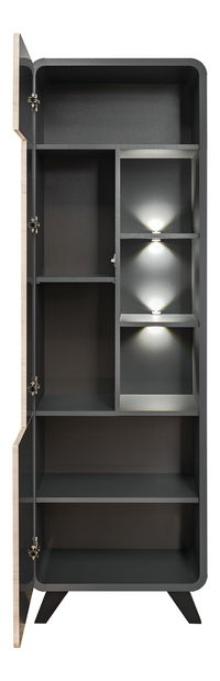 Skrinka Raydon 20 ANRV RD WSW (antracit + dub kronberg)