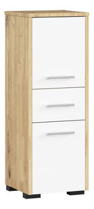 Kupaonski ormarić Fulgor 2D 1SZ (hrast artisan + bijela)
