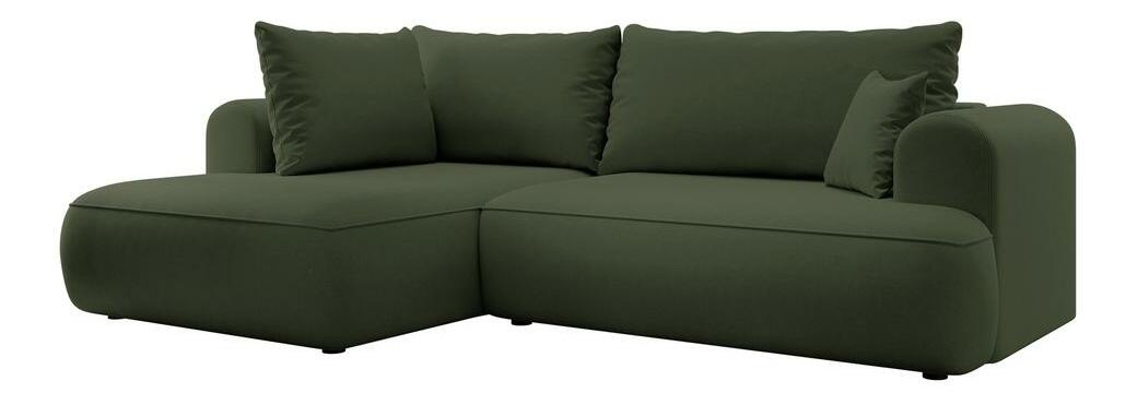 Colțar Olivo II (S) (verde + negru)