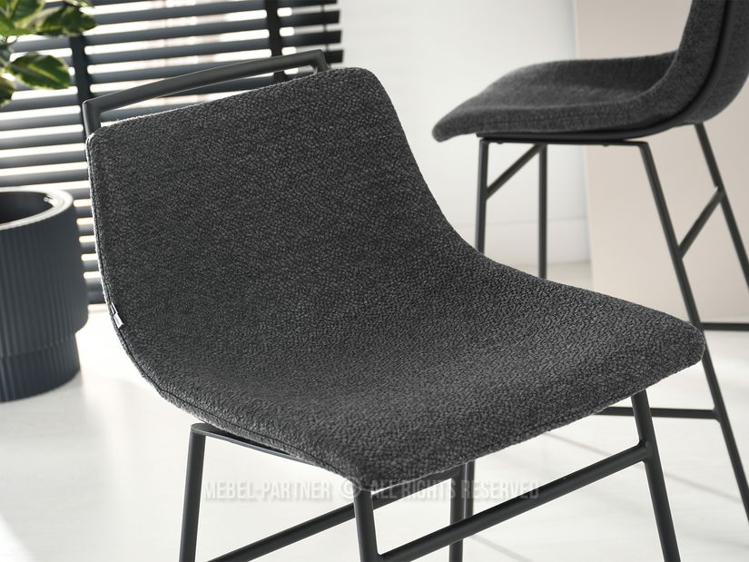 Stolica Sara (tamni grafit + crna)