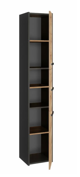 Kupaonski ormarić Samways 2 (antracit + hrast artisan)