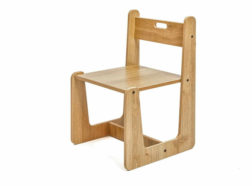 Set detský stolík a stolička Callie 2 (biela + naturálna)