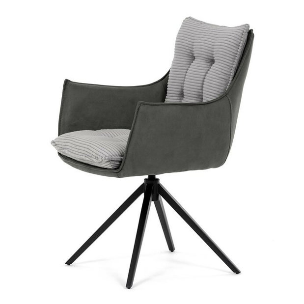 Jedálenská stolička Dumling (sivá)