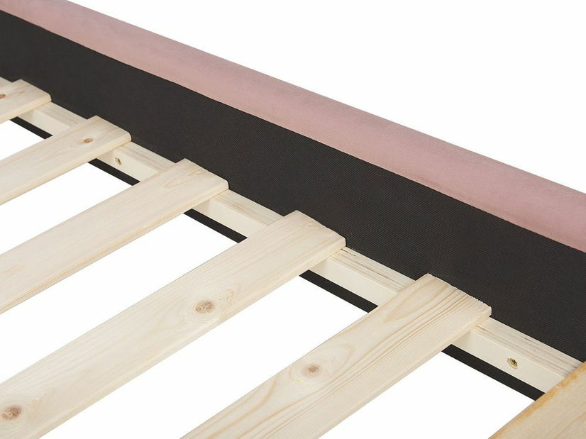 Bračni krevet 160 cm ARCHON (s podnicom) (ružičasta)