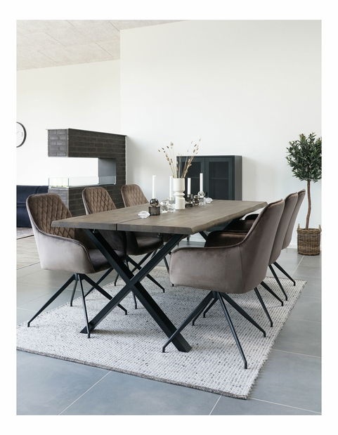 Jedálenská stolička Heravina 2 (svetlohnedá)