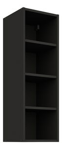 Horný kuchynský regál Carminia 30 G-90 OTW (čierna)