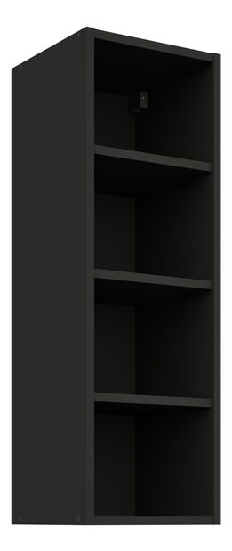 Horný kuchynský regál Carminia 30 G-90 OTW (čierna)