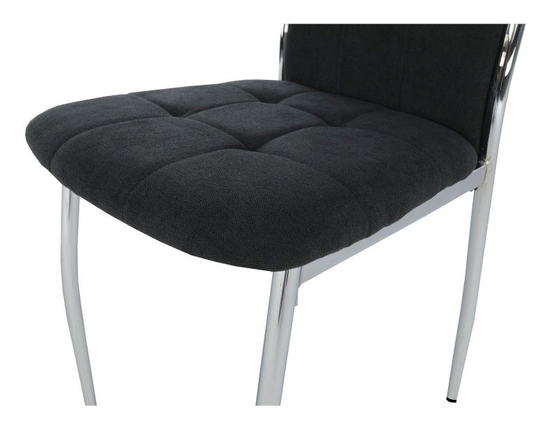 Set 6 buc scaune sufragerie Alora (Negru) *vânzare stoc