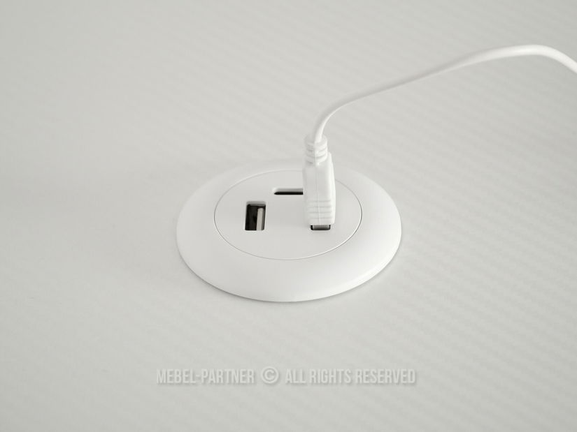 PC stolík Matts 115 (biela)