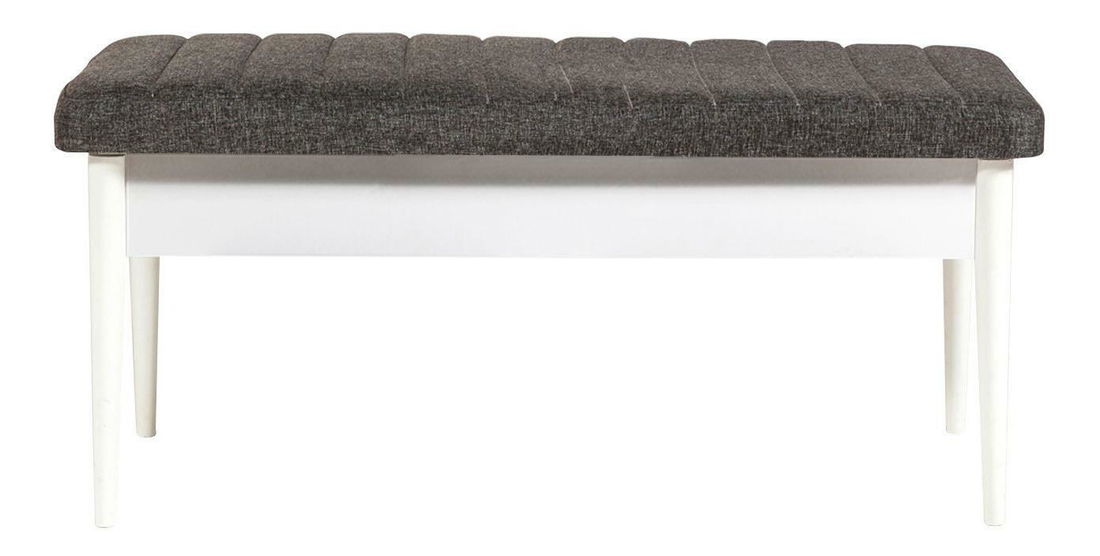 Bancă Vlasta 5 (alb + antracit) 