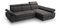 Rohová sedačka Belona (tmavosivá) (P)