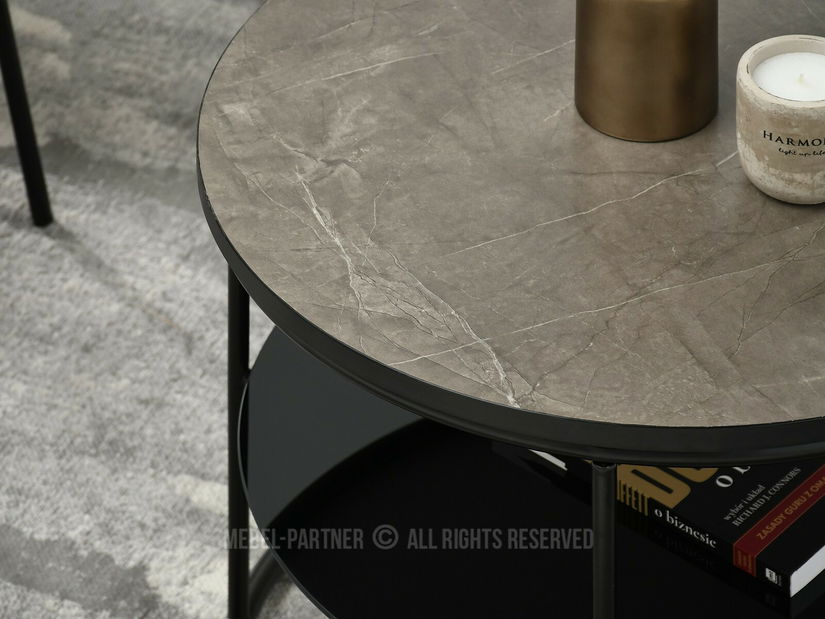 Konferenčný stolík Ringo (grafit + čierna)