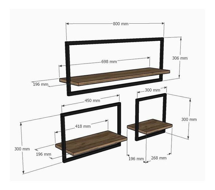 Polica Sabuni (zafirov hrast)