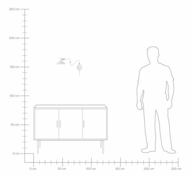 Fali lámpa Belen (fehér)