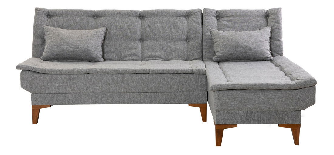 Rohová sedačka Santic (sivá)