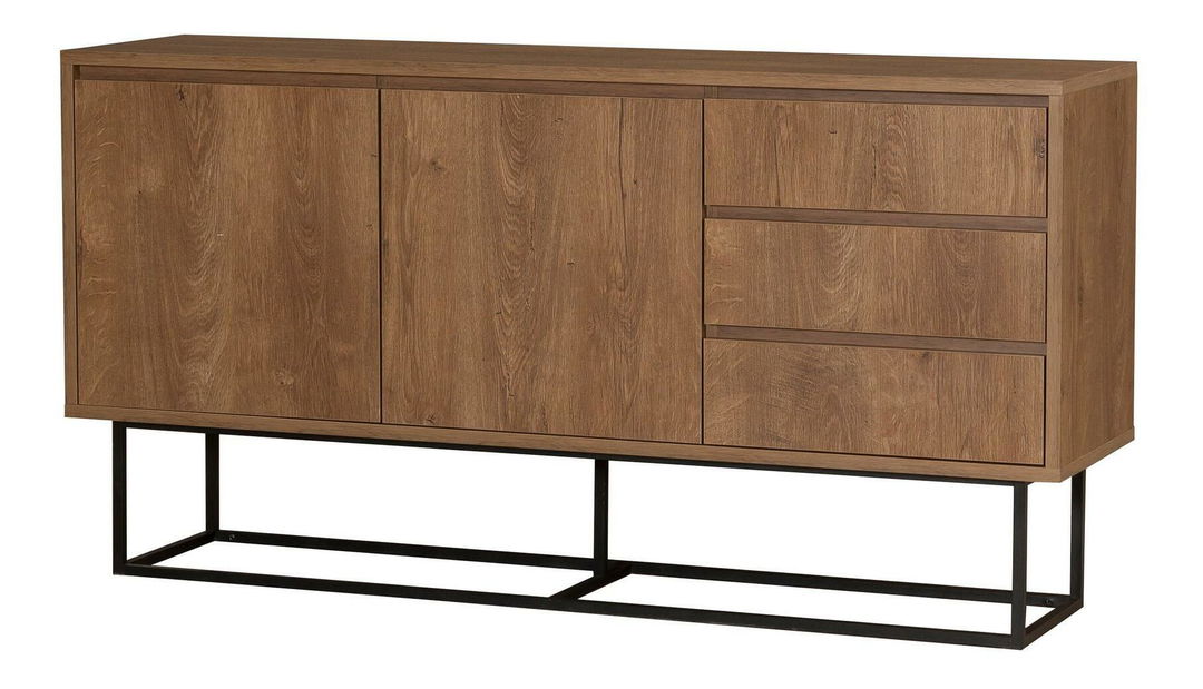 Set za dnevni boravak Laxi 22 (orah + crna)