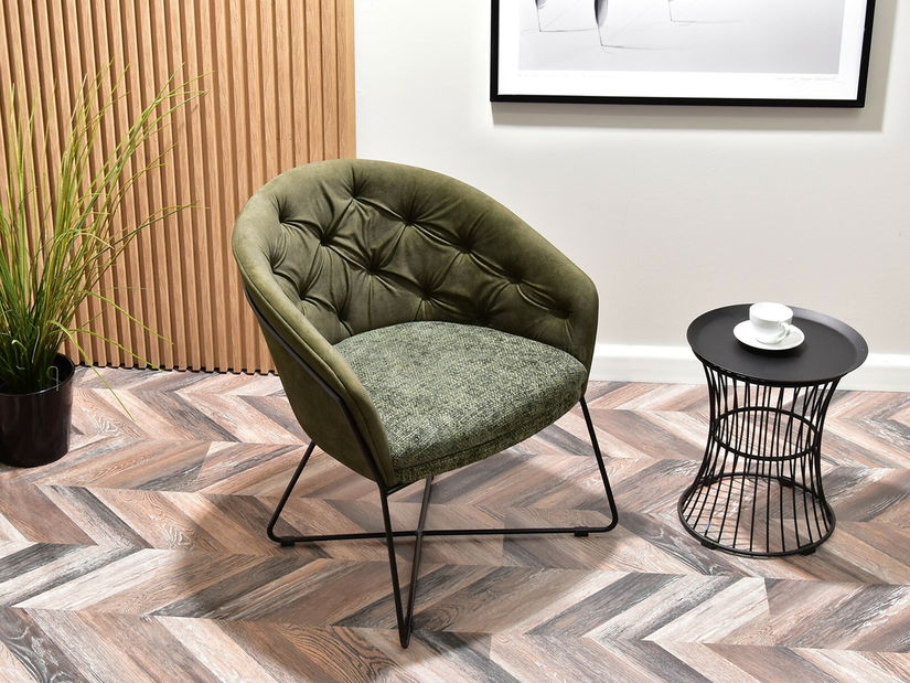 Fotoliu relax Lagooza (verde + negru)