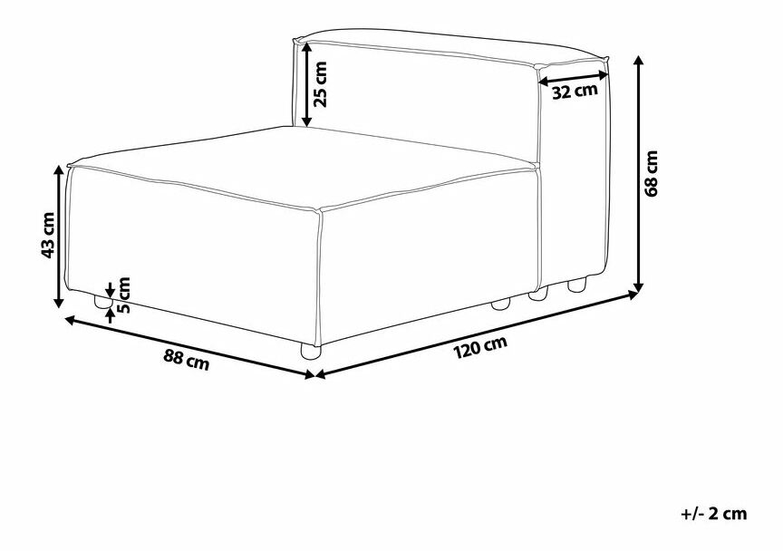 Fotelja Afrika (siva)