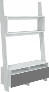 TV stolík/skrinka Raul (craft biely + grafit)