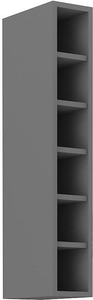 Felső konhyai regál Avantoe 15 G-90 OTW (korpus: antracit + előlap: artisan tölgy)