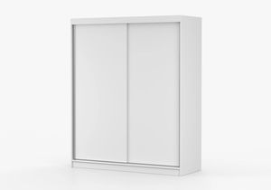 Dulap de haine Balor (alb + alb)