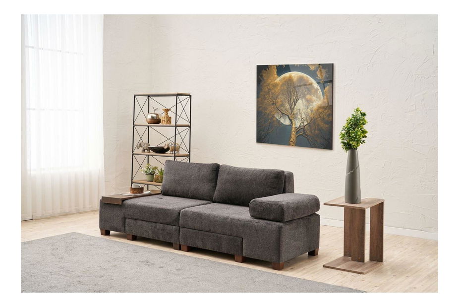 Széthúzható kanapé Perenilla C (antracit + dió)