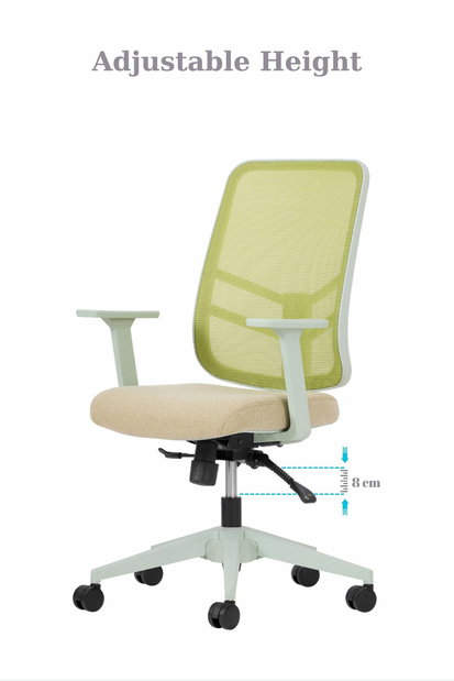 Kancelárska stolička Letto (zelená)