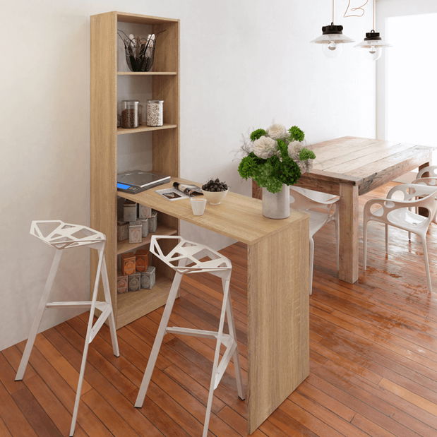 Višenamjenski PC stolić Jazmina (hrast sonoma)