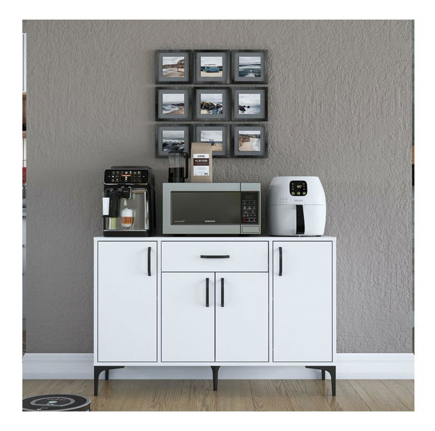 Komód Jenaretta 136B (fehér)