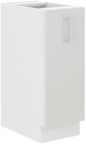 Alsó konyhaszekrény Lavera 30 D CARGO BB (korpus: fehér + front: fényes fehér)
