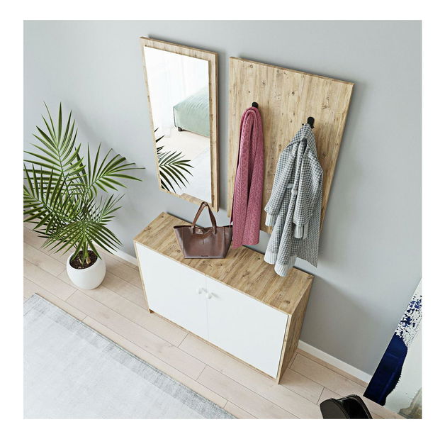 Mobilier Hol Vetide (stejar + alb) 