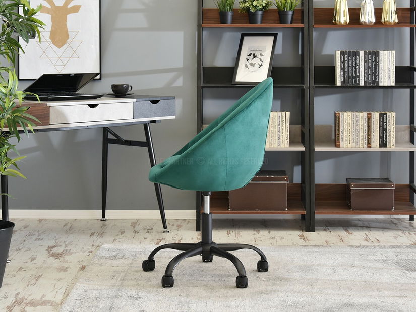 Kreslo Lush 4 (zelená + čierna)