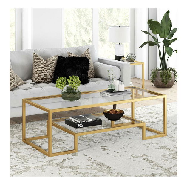 Konferenčný stolík Savunu 1 (zlatá) 