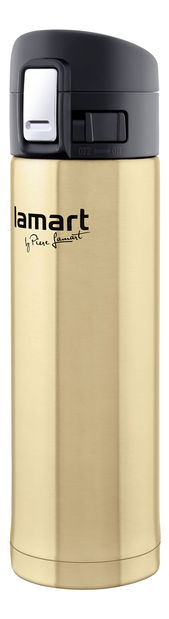 Termoska Lamart Branche 0,42l (čierna/zlatá)
