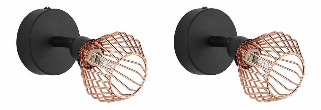 Set 2 buc. lampă de perete VENTURA (cupru)