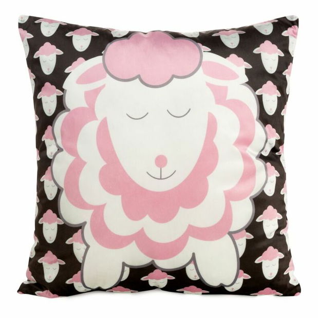 Lenjerie pernă 45x45 cm Kido (negru)