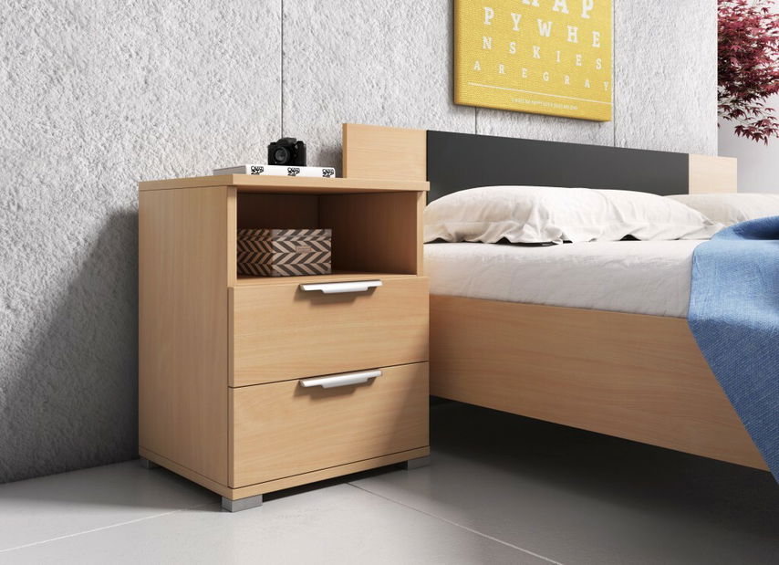 Nočný stolík Nanci 2S (buk)
