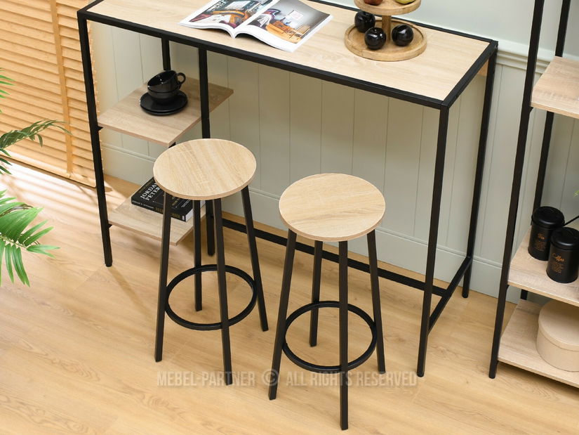 Barska stolica Boredom (crna)