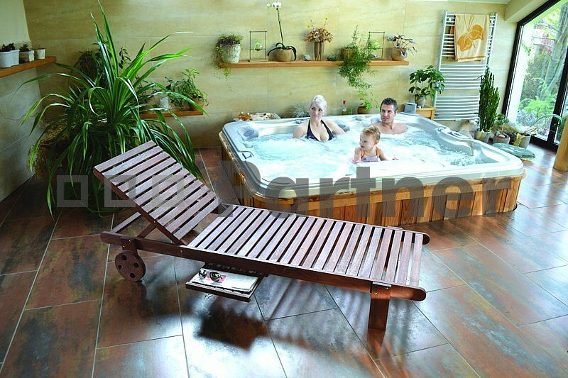 Záhradné lehátko Annecy (Meranti)