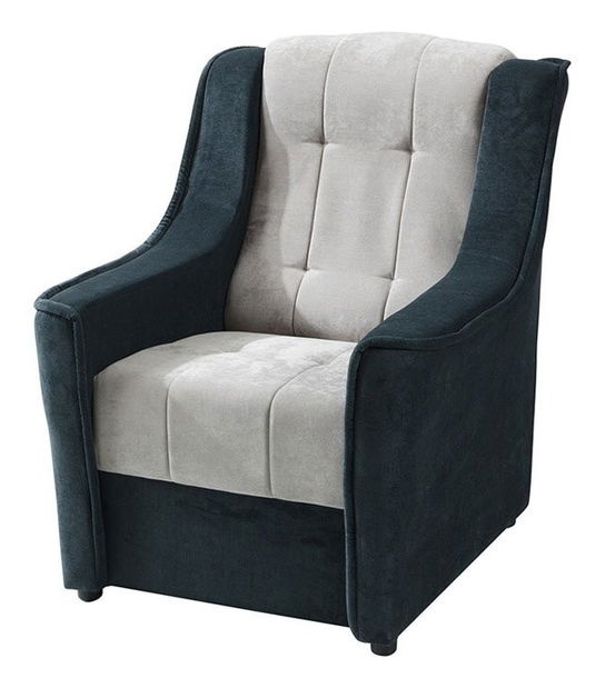 Fotelja Medica (sivo-crna)