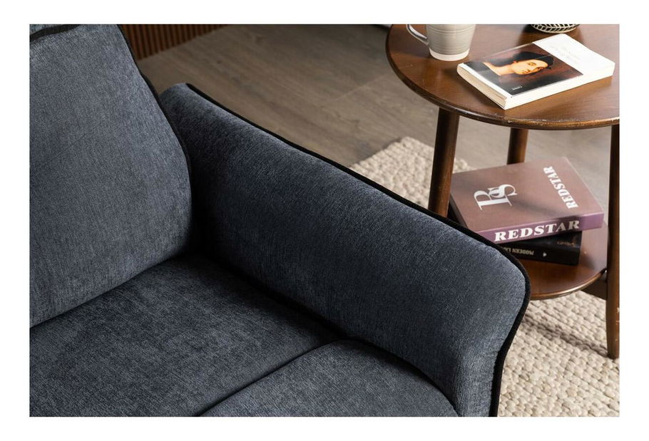 Polohovacie kreslo Trato (sivá)