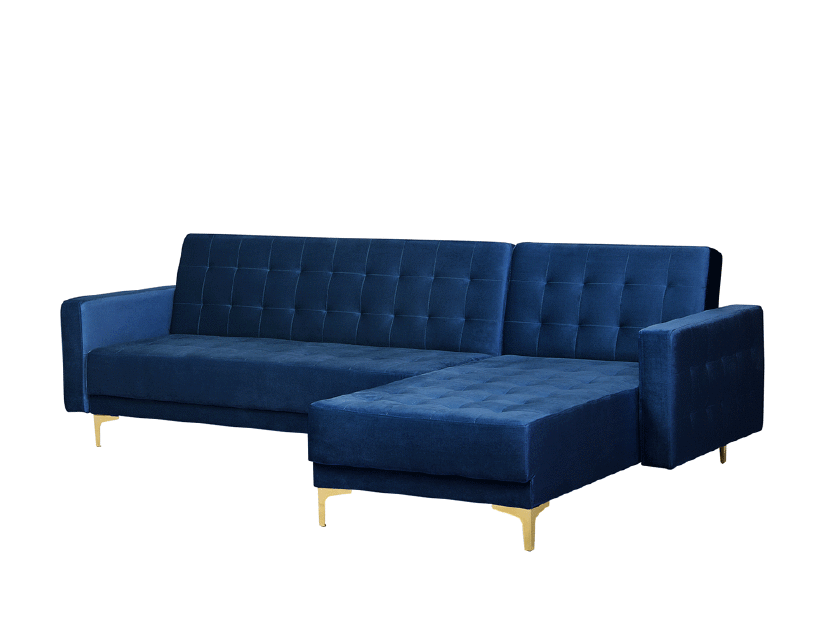 Rohová sedačka Aberlady 4 (námornícka modrá) (P)