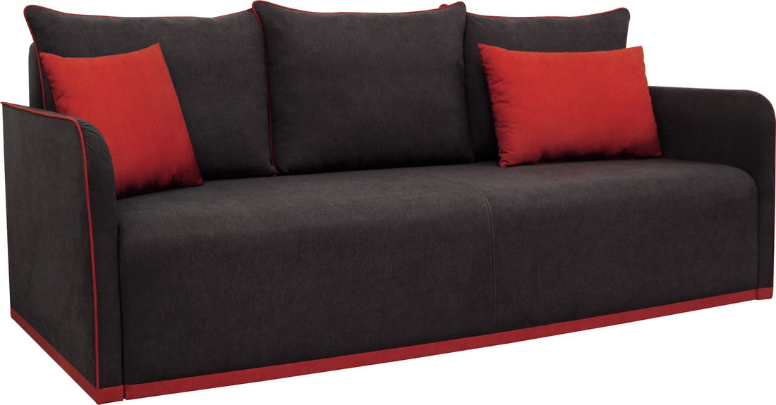Pohovka trojsedačka BRW Vico Mega Lux 3DL čierno-červená