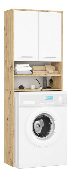 Mosógép feletti szekrény Fulgor 2D (artisan tölgy + fehér)