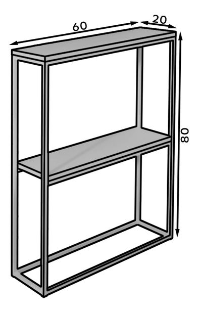 Măsuță consolă Mattel (negru + beton)